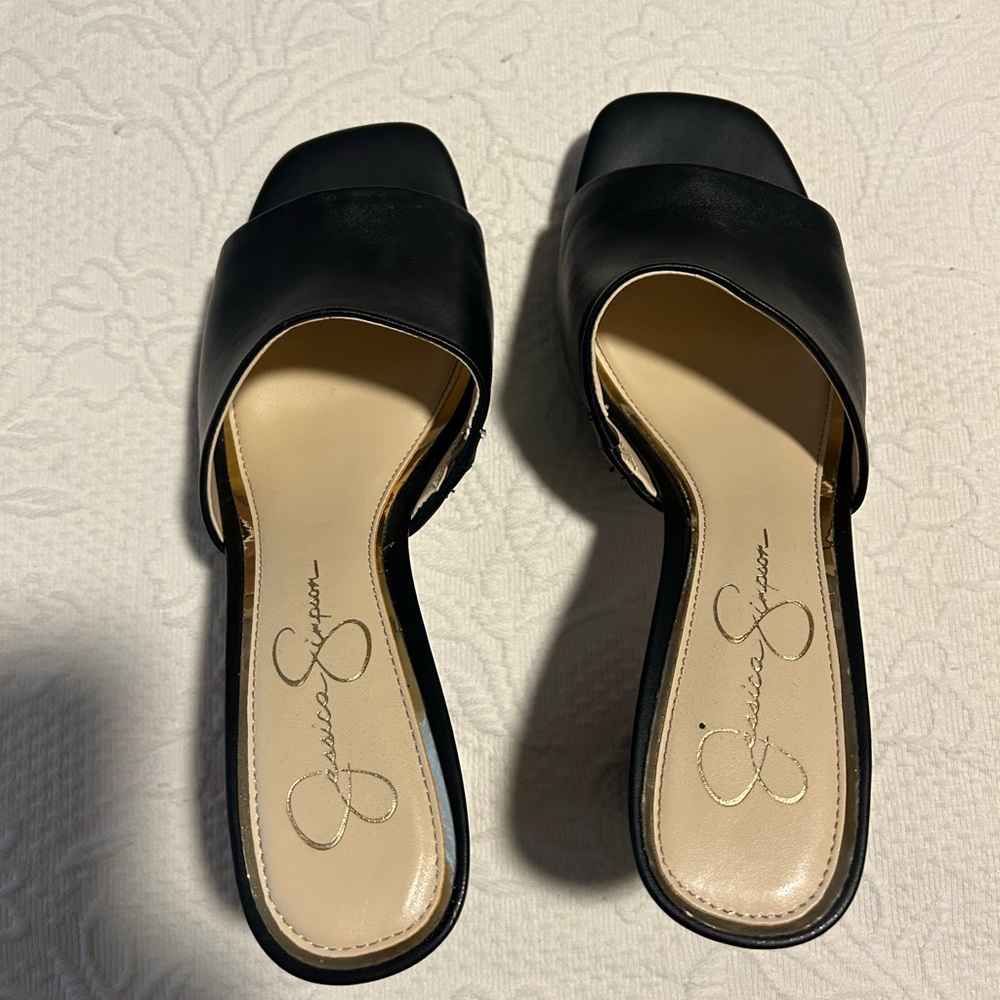 Jessica Simpson Black Women's Mules